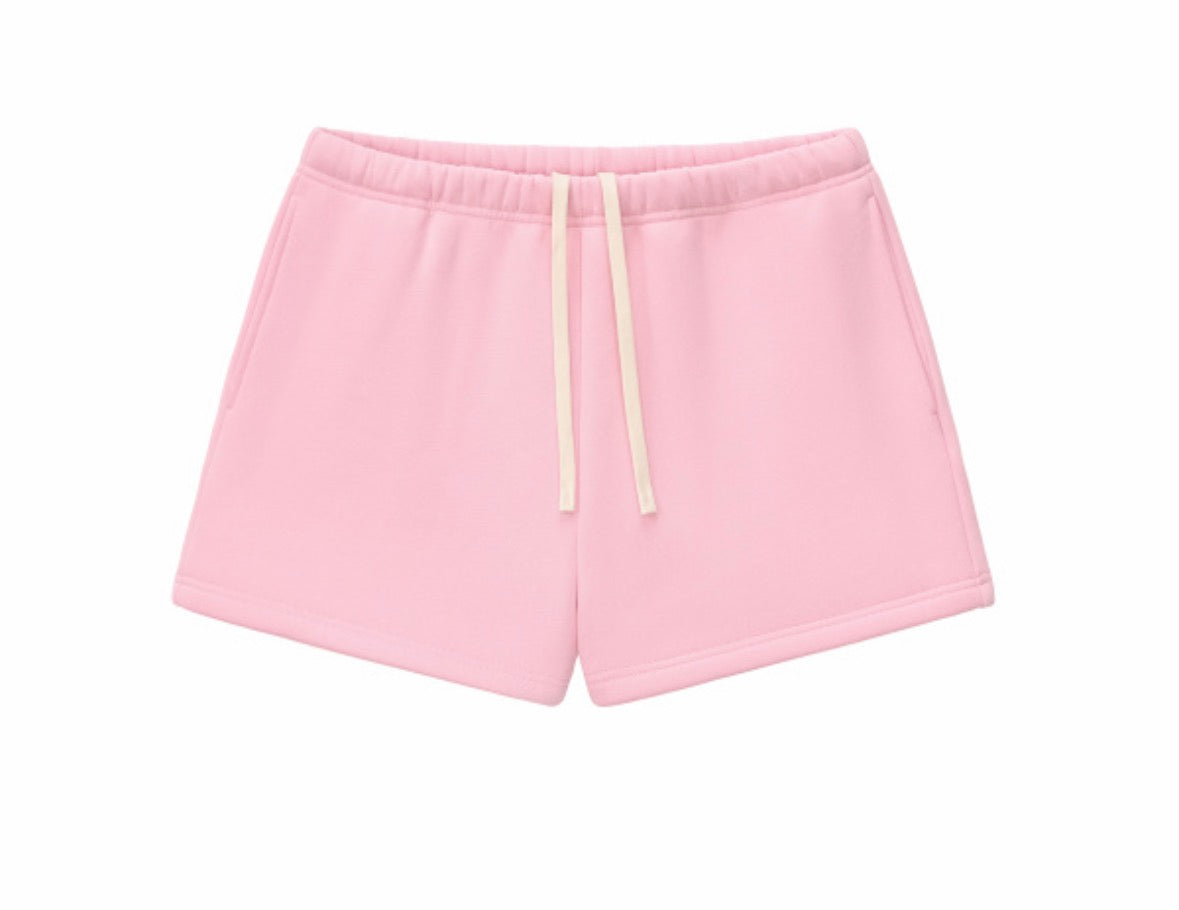 Pink sweatshorts